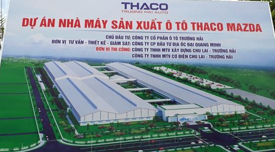 Việt Nam bắt đầu sản xuất lắp ráp ô tô Mazda trong nước