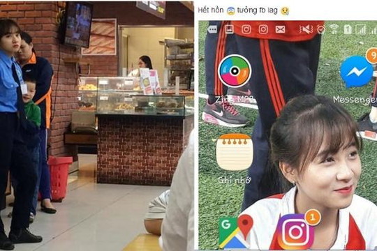 Nữ nhân viên bảo vệ siêu thị trẻ đẹp ở Hà Nội hết hồn vì bỗng dưng nổi tiếng