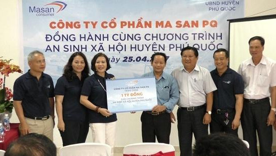 Công ty CP Ma San PQ đồng hành cùng chương trình An sinh xã hội huyện Phú Quốc