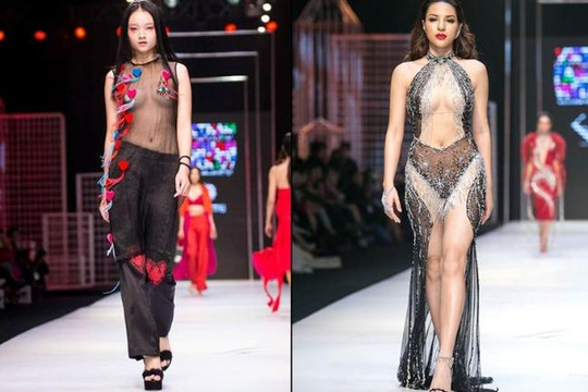 Thời trang Việt 'nhiệt tình' lăng xê mốt xuyên thấu sexy
