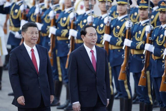 Trung Quốc đón tiếp trọng thể Chủ tịch nước Trần Đại Quang