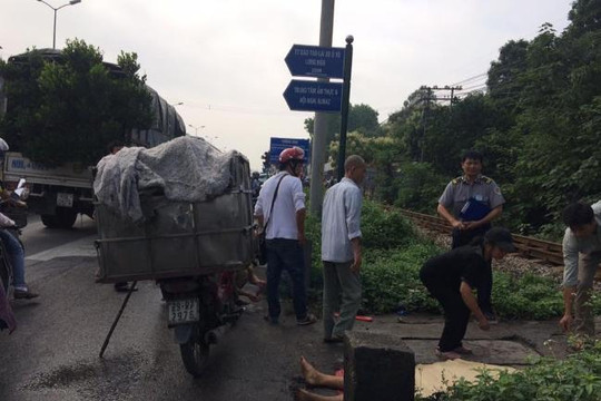 Hà Nội: Nhân viên giao đá tử vong vì tai nạn tàu hỏa