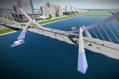 Đầu tư gần 840 tỉ đồng xây cầu vượt sông Cần Thơ