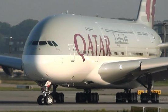 Hãng hàng không tốt nhất thế giới Qatar Airways 'lâm nguy' vì bị đóng không phận