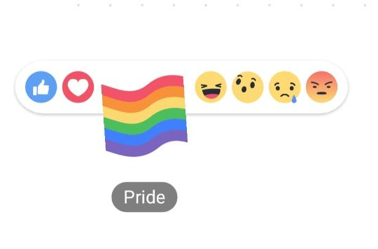 Biểu tượng 'cầu vồng' ủng hộ đồng tính gây sốt trên Facebook