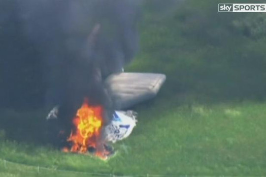 Khinh khí cầu rơi và phát nổ tại giải golf US Open 2017
