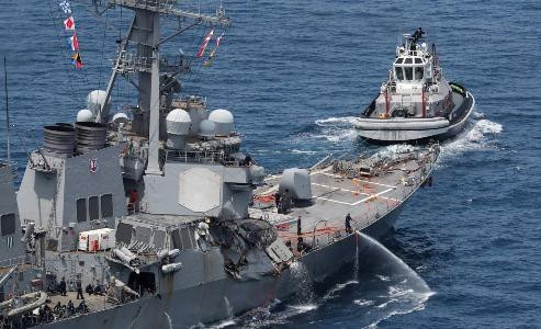 7 thủy thủ Mỹ chết sau vụ đâm tàu container mang cờ Philippines