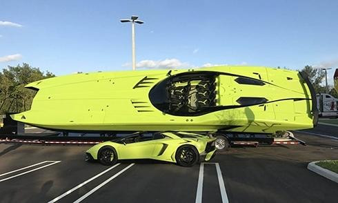 Khám phá du thuyền lấy cảm hứng từ siêu xe Lamborghini Aventador