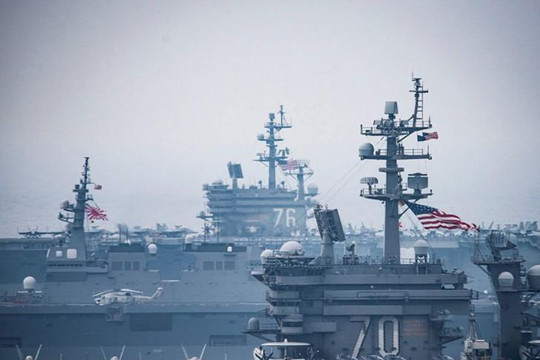 Mỹ - Nhật - Ấn tập trận hải quân, Trung Quốc cảnh cáo ‘chớ quấy rối’