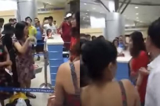 Vietjet Air hoãn chuyến 1 tiếng, khách làm ầm ĩ ở sân bay Cam Ranh