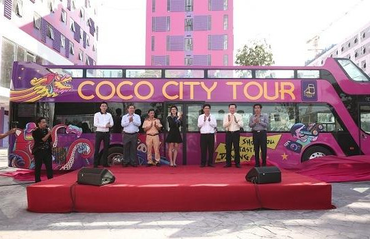 Xe buýt du lịch 2 tầng Coco City Tour đã có mặt tại Đà Nẵng 