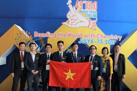 Việt Nam giành 4 huy chương Olympic Hóa học quốc tế năm 2017