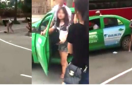 Tài xế taxi Mai Linh bỏ mặc nữ sinh ở Hà Nội cầu cứu khi bị đánh