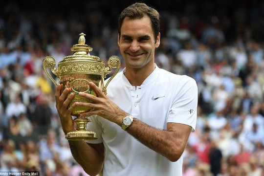 Vô địch Wimbledon, Roger Federer bước vào top 3 thế giới