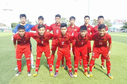'Người hùng' Duy Dũng đưa U.15 Việt Nam lên ngôi vô địch Đông Nam Á