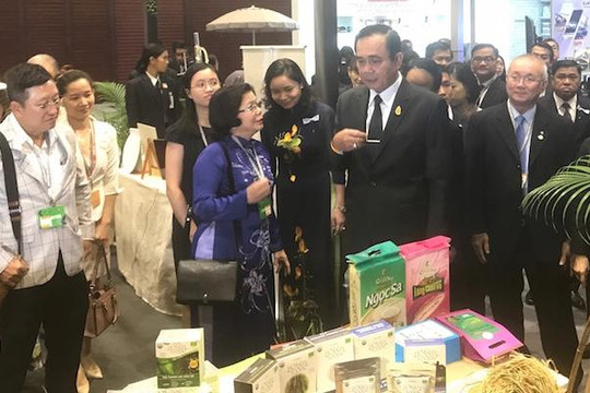 Thủ tướng Thái Lan thăm Ngôi nhà chung Quốc gia Việt Nam