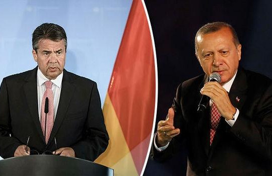 Căng thẳng ngoại giao, Ngoại trưởng Đức muốn hạ bệ Tổng thống Thổ Nhĩ Kỳ