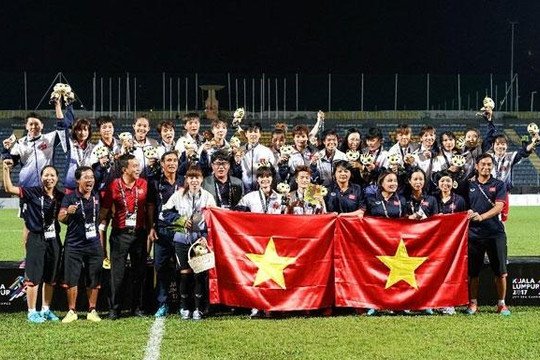 Đoạt HCV SEA Games, tuyển nữ Việt Nam nhận hơn 4 tỷ đồng tiền thưởng 