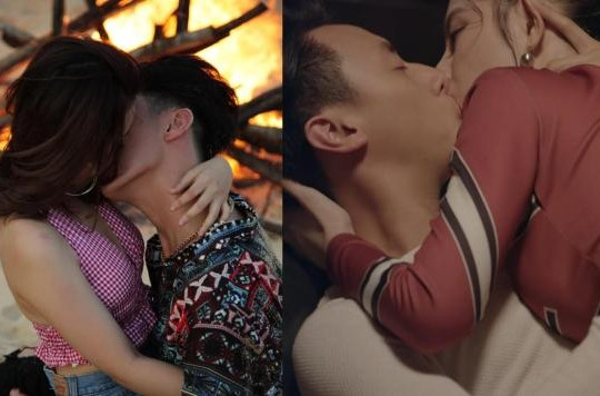 Rocker Nguyễn và 3 nụ hôn 'nóng bỏng' cùng 3 mỹ nhân Việt