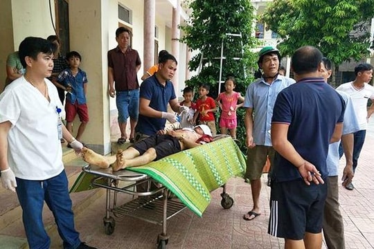 Trâu húc chết cán bộ thú y, chủ nhà trọng thương khi tiêm phòng