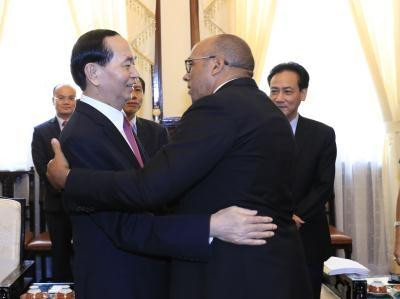 Chủ tịch nước Trần Đại Quang tiếp Đại sứ Cu Ba
