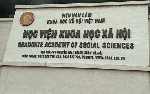 Lãnh đạo viện Hàn lâm Khoa học xã hội cần phải chịu trách nhiệm về vai trò giám sát của mình