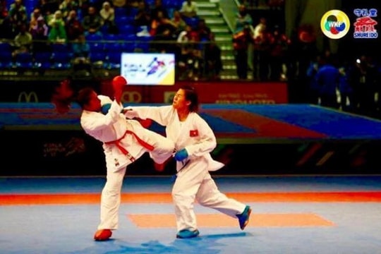 Việt Nam giành HCV lịch sử tại giải Karatedo thế giới