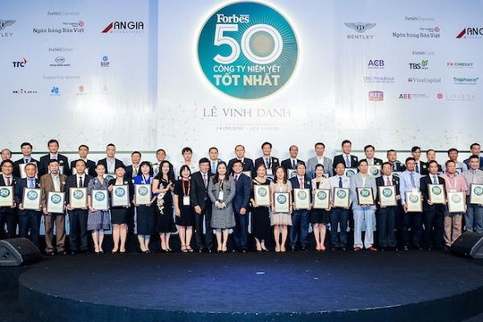 Forbes Việt Nam vinh danh 50 công ty niêm yết tốt nhất 2017