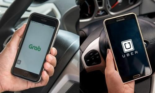 TP.HCM muốn Grab, Uber ngưng kết nối xe mới