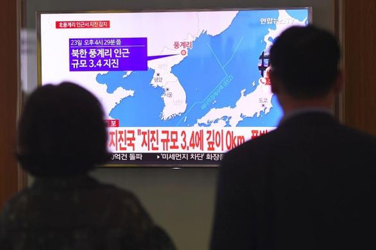 Trung Quốc nghi Triều Tiên thử hạt nhân lần bảy