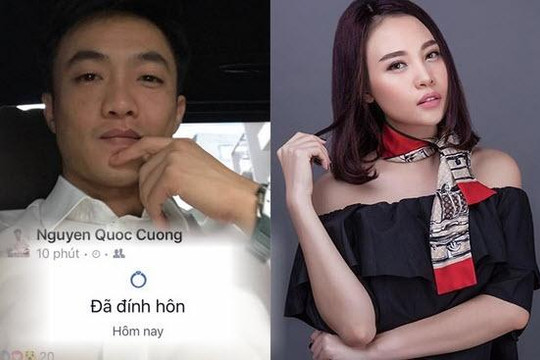 Cường Đô La treo status 'Đã đính hôn', nửa kia là Đàm Thu Trang?