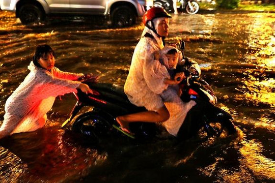 Mưa kéo dài đến ngày 5.10 trên cả nước, nhiều nơi sẽ ngập lụt