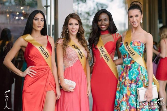 Vẻ đẹp rực rỡ của các thí sinh trong cuộc thi Hoa hậu Hòa bình Quốc tế 2017