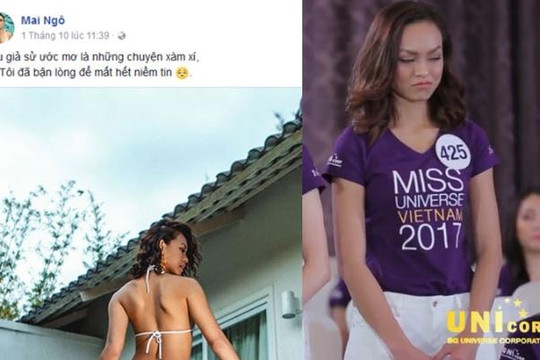 Bị tổng sỉ vả khi thi Hoa hậu Hoàn Vũ Việt Nam, Mai Ngô phản ứng ra sao?