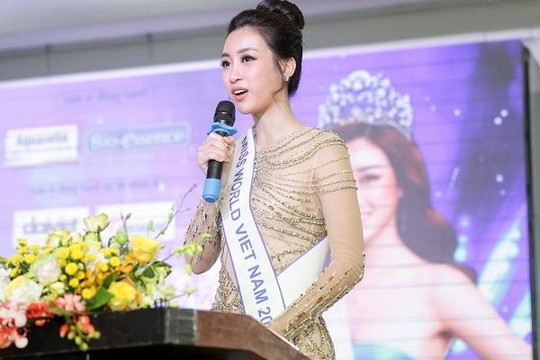 Đỗ Mỹ Linh chuẩn bị gì trước khi lên đường thi Miss World 2017?