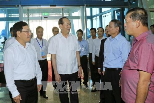 Chủ tịch nước Trần Đại Quang trực tiếp kiểm tra việc chuẩn bị APEC