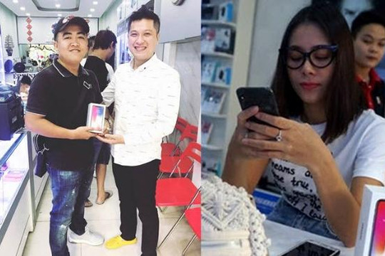 Hiệp sĩ Nguyễn Việt Sin và 2 sao Việt sở hữu iPhone X đầu tiên về TP.HCM