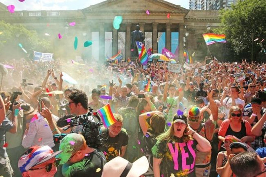 Kết quả trưng cầu dân ý ở Úc: 61% người dân ủng hộ hôn nhân đồng giới