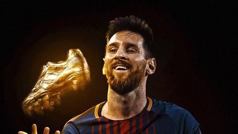 Messi nhận Chiếc giày vàng thứ 4, phá kỷ lục của Ronaldo