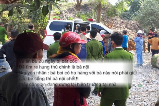 Hàng xóm hé lộ bà nội giết cháu gái 20 ngày tuổi ở Thanh Hoá vì mê tín