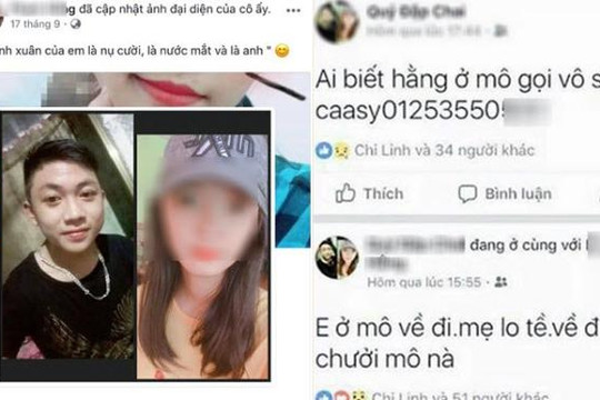 Ghê tởm status của Phạm Văn Quý sau khi giết bạn gái xinh 17 tuổi