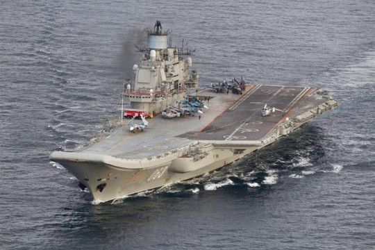 Nga ‘đại phẫu’ tàu sân bay Đô đốc Kuznetsov 
