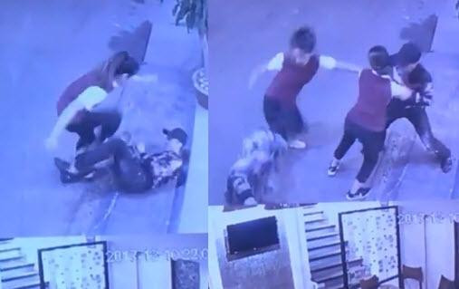 Nghi vấn clip nữ nhân viên có võ đánh bại 3 kẻ bẻ trộm gương ô tô ở Hà Nội