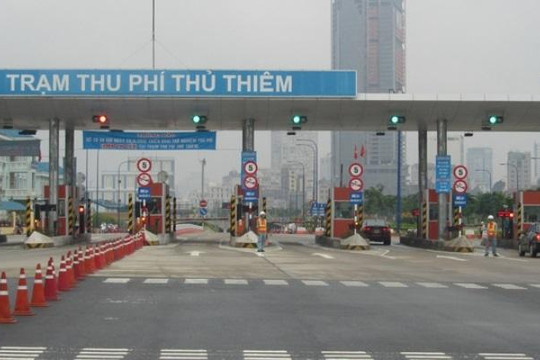 TP.HCM tháo dỡ trạm thu phí qua hầm sông Sài Gòn
