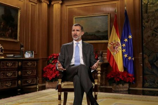 Vua Tây Ban Nha cảnh báo nhóm lãnh đạo phe ly khai Catalan 
