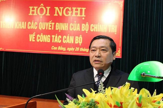 Chủ tịch Hội Nông dân được phân công làm Bí thư Cao Bằng