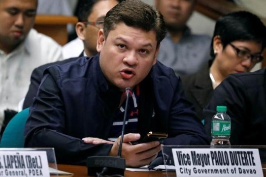 Con trai Tổng thống Duterte từ chức Phó thị trưởng Davao 