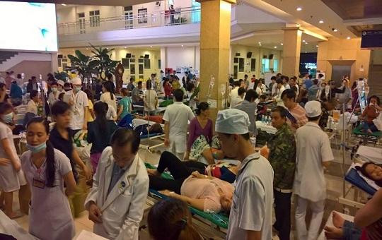 Ăn bánh canh nui, 92 công nhân ở Củ Chi nhập viện cấp cứu