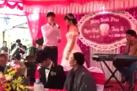 Thực hư clip chàng trai đi lính 2 năm hát ở đám cưới bạn thân cướp người yêu cũ