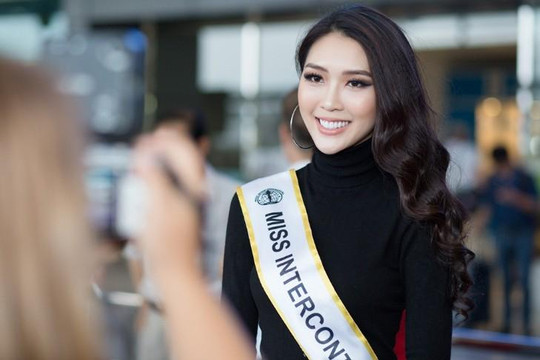 Tường Linh lên đường sang Ai Cập thi Hoa hậu Liên lục địa 2017 